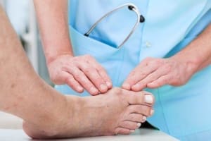 Proper foot care is important