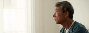 Sad Elderly Man