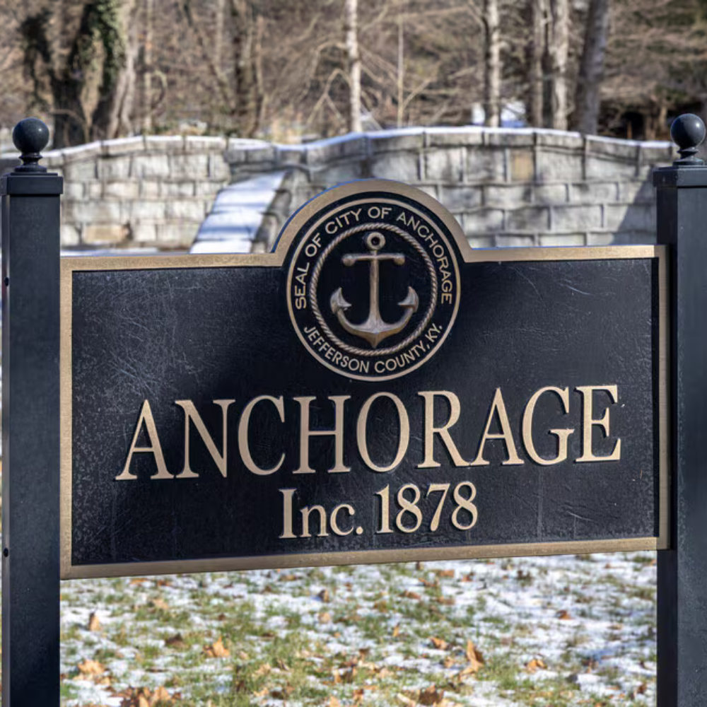 Anchorage, KY City Sign